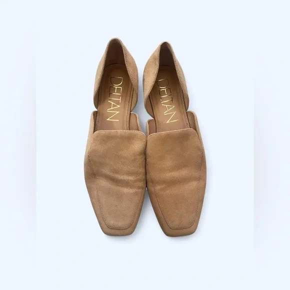 Deltan Harper Suede Leather Sand Slip-On
Women's Flats 9 - Picture 1 of 8